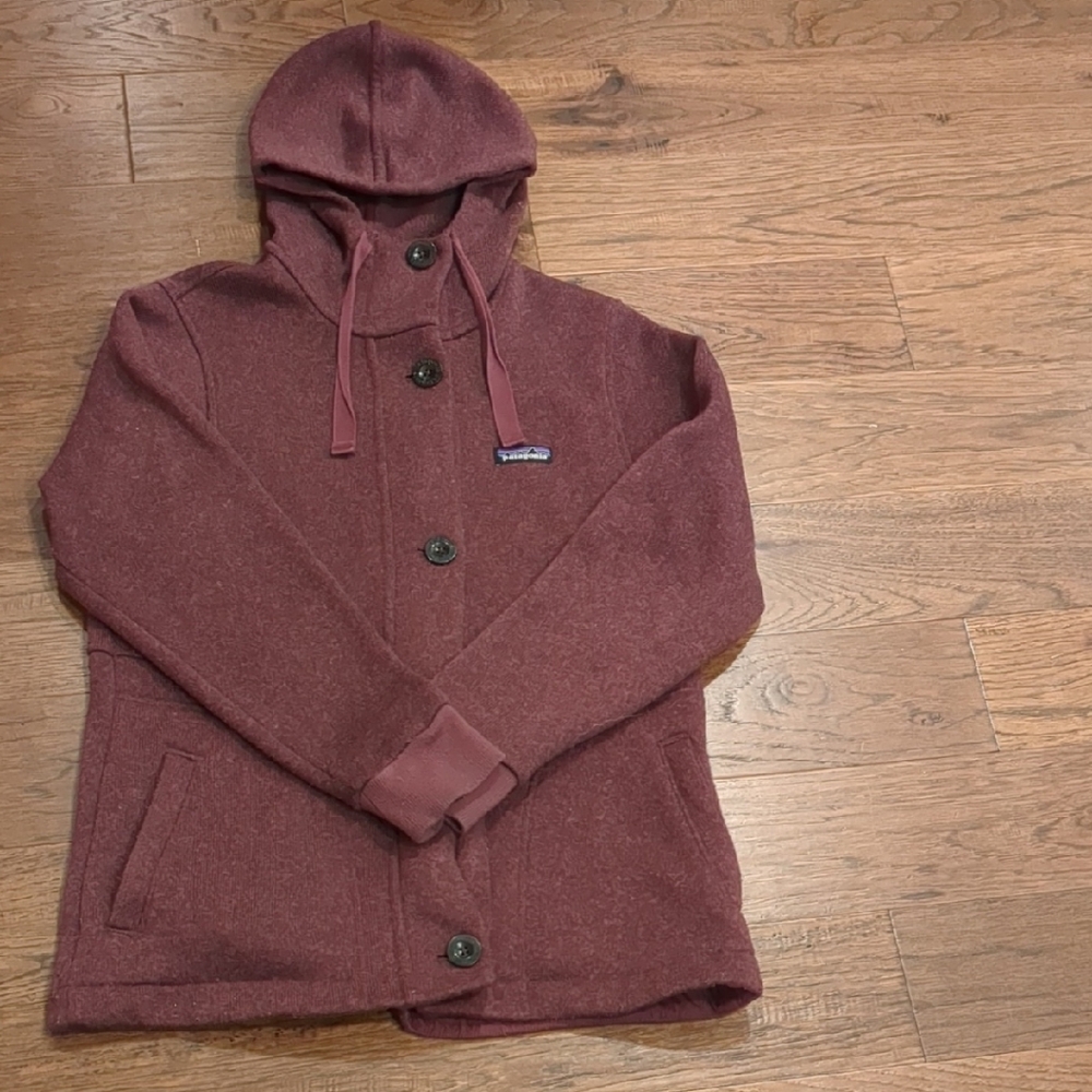 Patagonia Maroon Knit Sweater